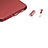 Tappi Antipolvere USB-C Jack Anti-dust Type-C Anti Polvere Universale H17 per Apple iPad Pro 11 (2022) Rosso