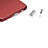 Tappi Antipolvere USB-C Jack Anti-dust Type-C Anti Polvere Universale H17 per Apple iPhone 15 Pro Max Argento