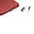 Tappi Antipolvere USB-C Jack Anti-dust Type-C Anti Polvere Universale H17 per Apple iPhone 15 Pro Max Grigio Scuro