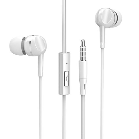 Auricolari Cuffia In Ear Stereo Universali Sport Corsa H09 Bianco