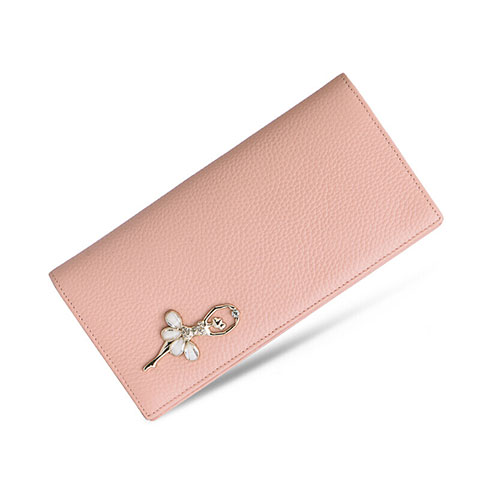 Borsetta Pochette Custodia In Pelle Ragazza Danzante Universale Rosa