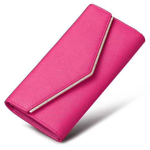 Borsetta Pochette Custodia In Pelle Universale K03 Rosa Caldo