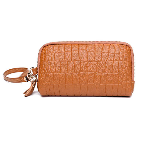 Borsetta Pochette Custodia In Pelle Universale K09 Arancione