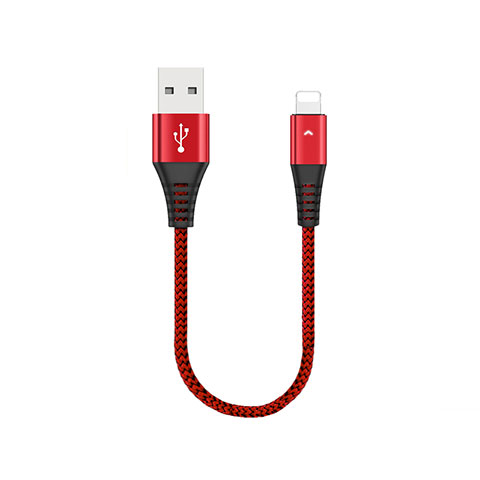 Cavo da USB a Cavetto Ricarica Carica 30cm D16 per Apple iPad Pro 12.9 (2017) Rosso