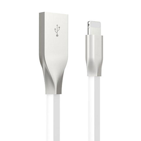 Cavo da USB a Cavetto Ricarica Carica C05 per Apple iPad Mini 4 Bianco