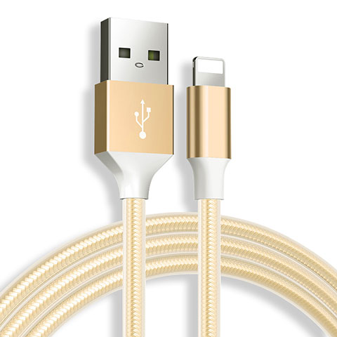 Cavo da USB a Cavetto Ricarica Carica D04 per Apple iPad Air Oro