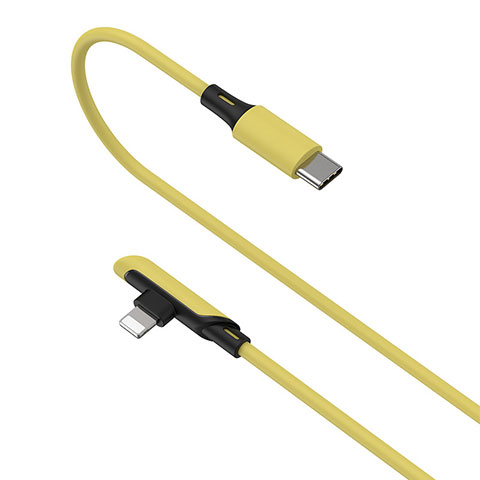 Cavo da USB a Cavetto Ricarica Carica D10 per Apple iPad 3 Giallo