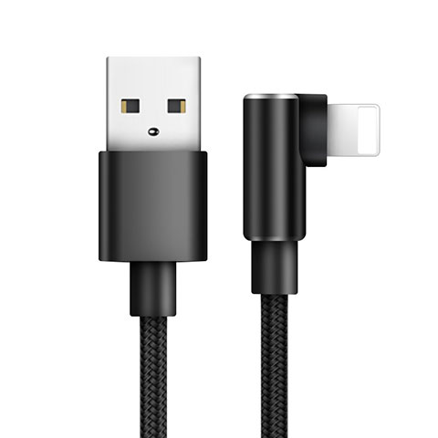 Cavo da USB a Cavetto Ricarica Carica D17 per Apple iPad Mini 4 Nero