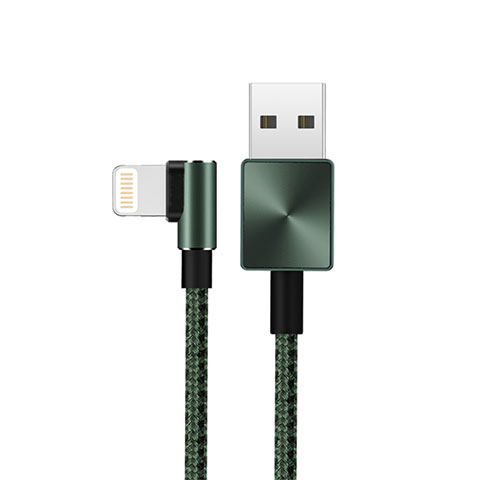 Cavo da USB a Cavetto Ricarica Carica D19 per Apple iPad New Air (2019) Verde