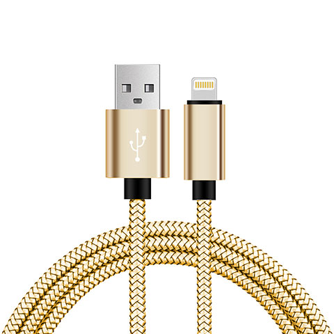 Cavo da USB a Cavetto Ricarica Carica L07 per Apple iPhone 8 Plus Oro