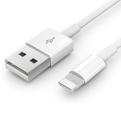 Cavo da USB a Cavetto Ricarica Carica L09 per Apple iPhone 14 Plus Bianco