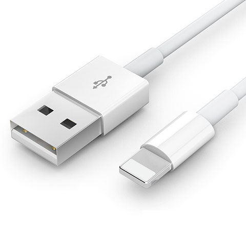 Cavo da USB a Cavetto Ricarica Carica L09 per Apple iPhone 6 Plus Bianco