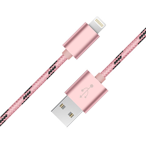 Cavo da USB a Cavetto Ricarica Carica L10 per Apple iPad Air 10.9 (2020) Rosa