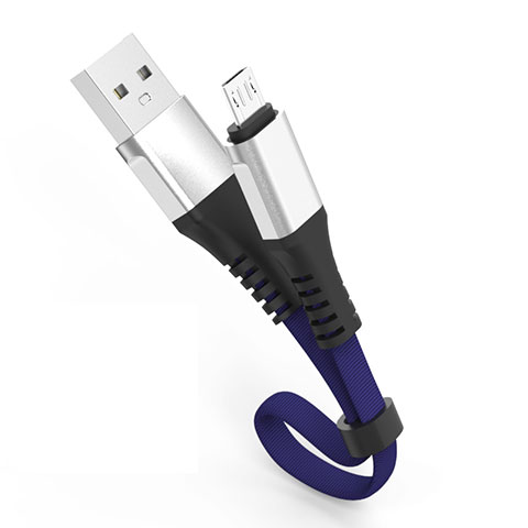 Cavo Micro USB Android Universale 30cm S03 Blu