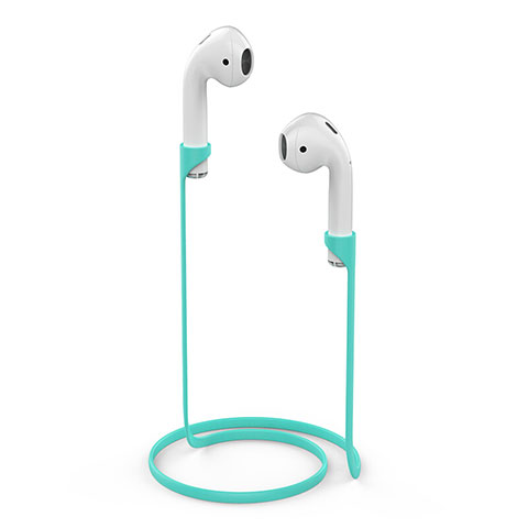 Cinturino Braccialetto Sportivo Silicone Cavo Anti-perso C03 per Apple AirPods Verde