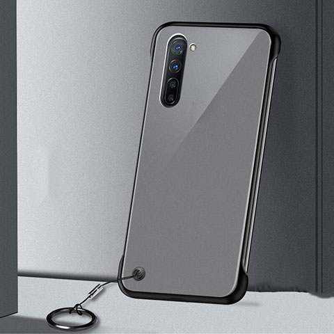 Cover Crystal Trasparente Rigida Cover H01 per Oppo Find X2 Lite Nero