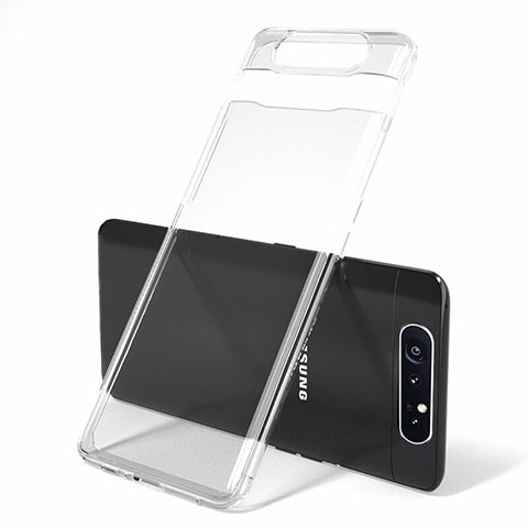 Cover Crystal Trasparente Rigida Cover H01 per Samsung Galaxy A90 4G Chiaro