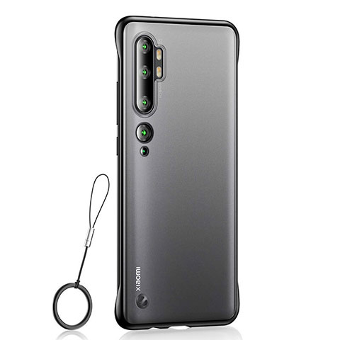 Cover Crystal Trasparente Rigida Cover H01 per Xiaomi Mi Note 10 Nero