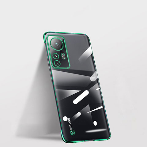 Cover Crystal Trasparente Rigida Cover H01 per Xiaomi Redmi K50 Ultra 5G Verde