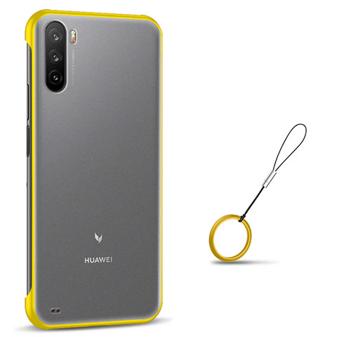 Cover Crystal Trasparente Rigida Cover H02 per Huawei Mate 40 Lite 5G Giallo