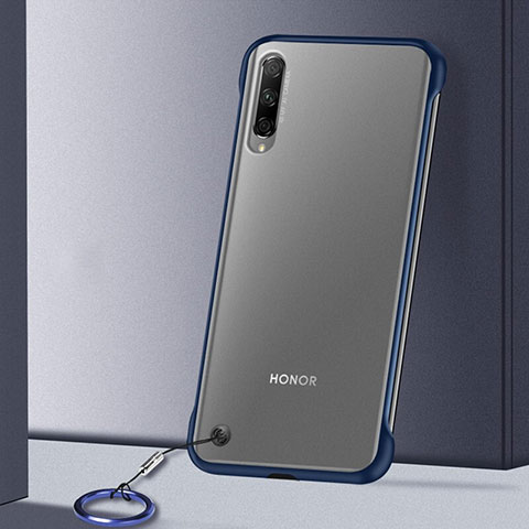 Cover Crystal Trasparente Rigida Cover H02 per Huawei Y9s Blu