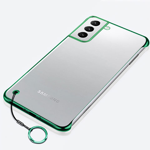 Cover Crystal Trasparente Rigida Cover H02 per Samsung Galaxy S25 Plus 5G Verde