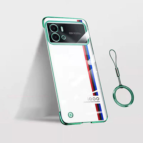 Cover Crystal Trasparente Rigida Cover H02 per Vivo iQOO 9 Pro 5G Verde