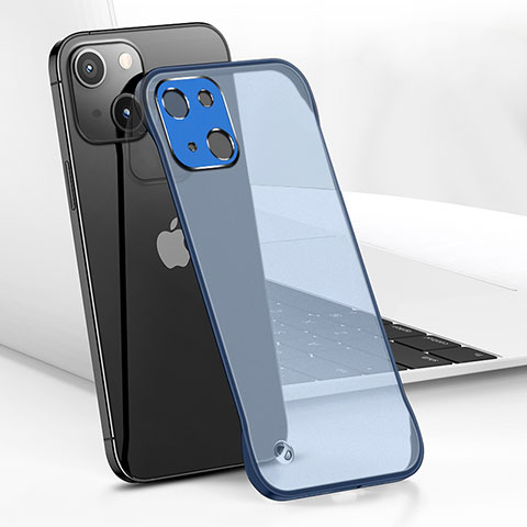 Cover Crystal Trasparente Rigida Cover H05 per Apple iPhone 13 Blu