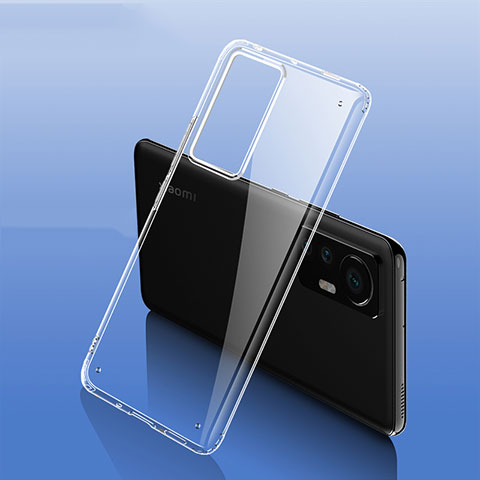 Cover Crystal Trasparente Rigida Cover H09 per Xiaomi Mi 12X 5G Chiaro