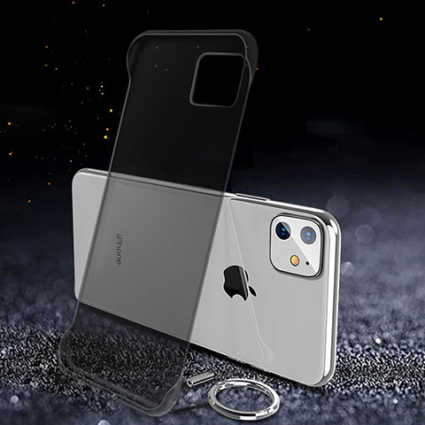 Cover Crystal Trasparente Rigida Cover S01 per Apple iPhone 11 Nero