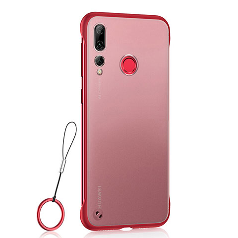 Cover Crystal Trasparente Rigida Cover S01 per Huawei Honor 20E Rosso