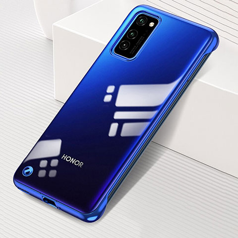 Cover Crystal Trasparente Rigida Cover S01 per Huawei Honor V30 Pro 5G Blu