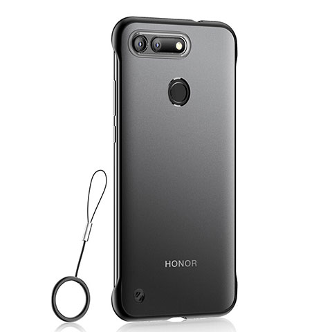 Cover Crystal Trasparente Rigida Cover S01 per Huawei Honor View 20 Nero