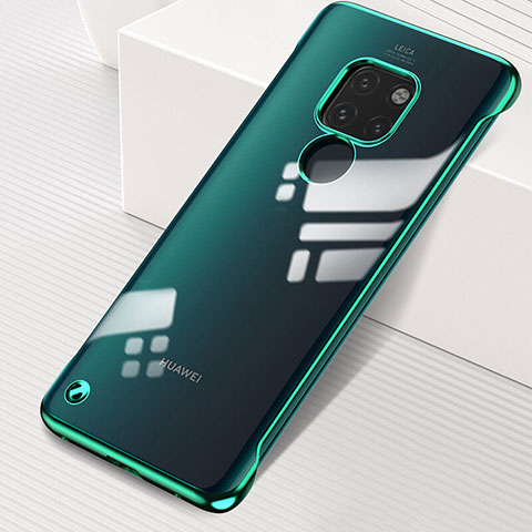 Cover Crystal Trasparente Rigida Cover S01 per Huawei Mate 20 Verde