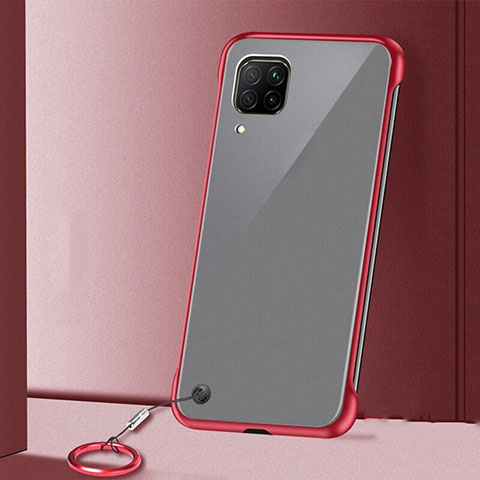 Cover Crystal Trasparente Rigida Cover S01 per Huawei Nova 6 SE Rosso