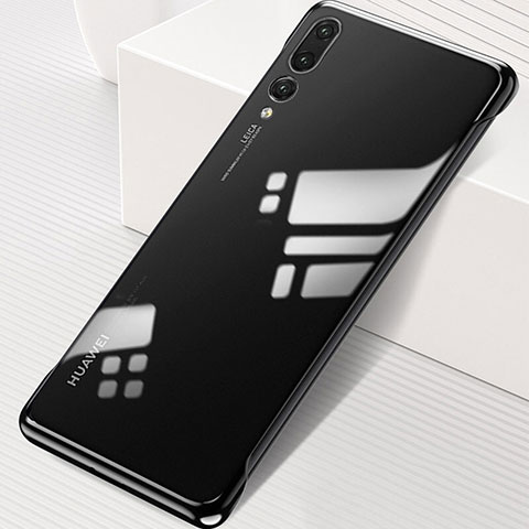 Cover Crystal Trasparente Rigida Cover S01 per Huawei P20 Pro Nero