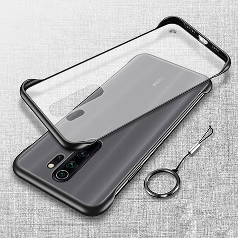 Cover Crystal Trasparente Rigida Cover S01 per Xiaomi Redmi Note 8 Pro Nero