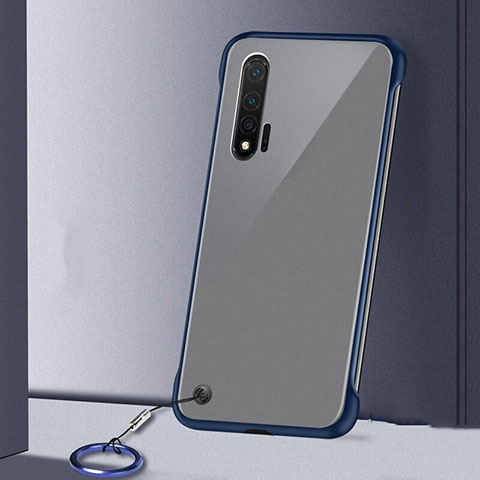 Cover Crystal Trasparente Rigida Cover S02 per Huawei Nova 6 5G Blu