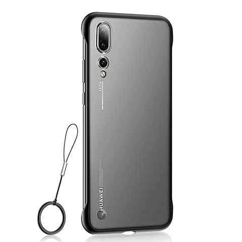 Cover Crystal Trasparente Rigida Cover S02 per Huawei P20 Pro Nero