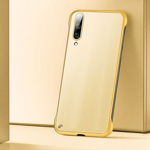 Cover Crystal Trasparente Rigida Cover S02 per Xiaomi Mi A3 Giallo