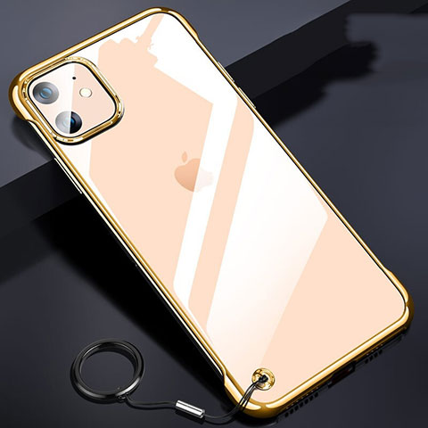 Cover Crystal Trasparente Rigida Cover S03 per Apple iPhone 11 Oro