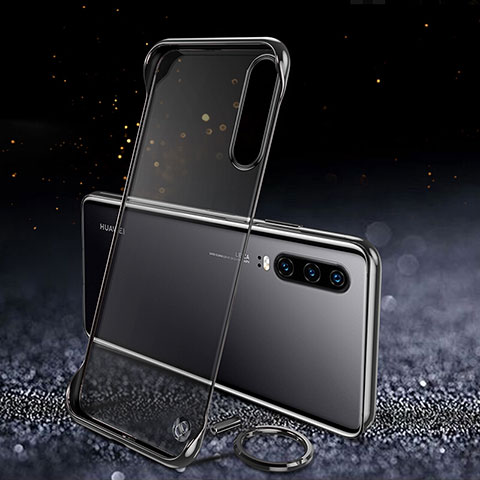 Cover Crystal Trasparente Rigida Cover S03 per Huawei P30 Nero