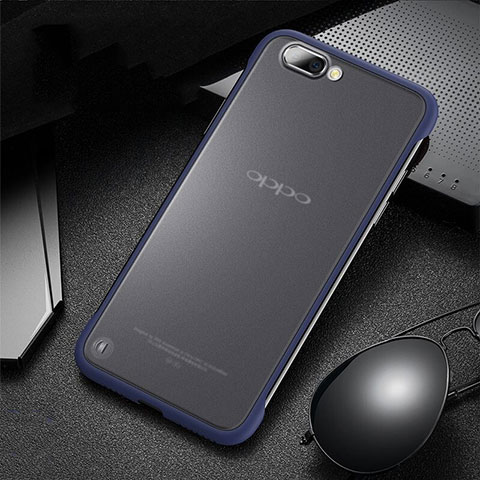 Cover Crystal Trasparente Rigida Cover S03 per Oppo RX17 Neo Blu