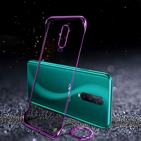 Cover Crystal Trasparente Rigida Cover S03 per Oppo RX17 Pro Viola