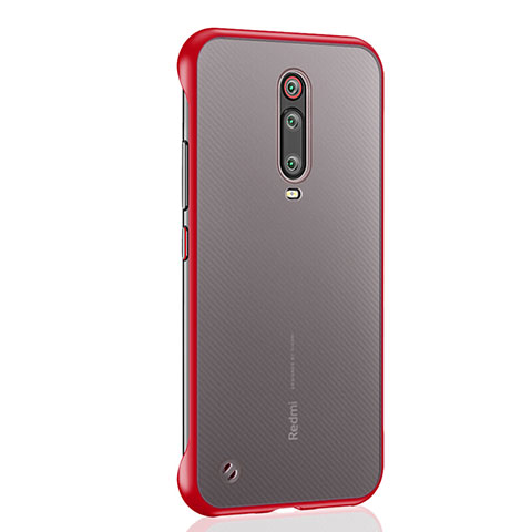 Cover Crystal Trasparente Rigida Cover S03 per Xiaomi Mi 9T Rosso