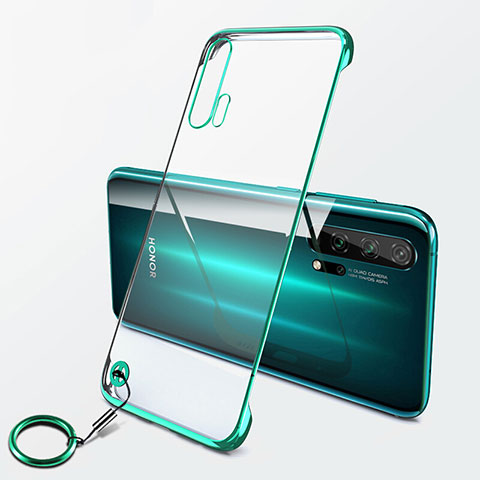 Cover Crystal Trasparente Rigida Cover S04 per Huawei Honor 20 Pro Verde