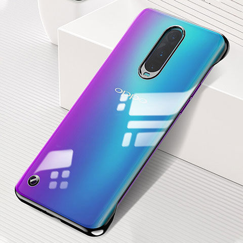 Cover Crystal Trasparente Rigida Cover S04 per Oppo R17 Pro Nero