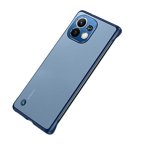 Cover Crystal Trasparente Rigida Cover S04 per Xiaomi Mi 11 Lite 5G Blu