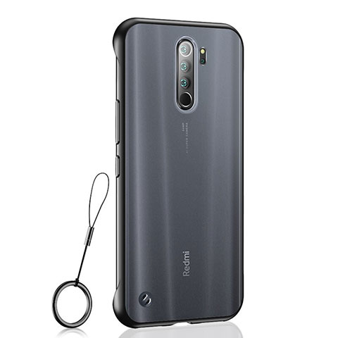 Cover Crystal Trasparente Rigida Cover S04 per Xiaomi Redmi Note 8 Pro Nero