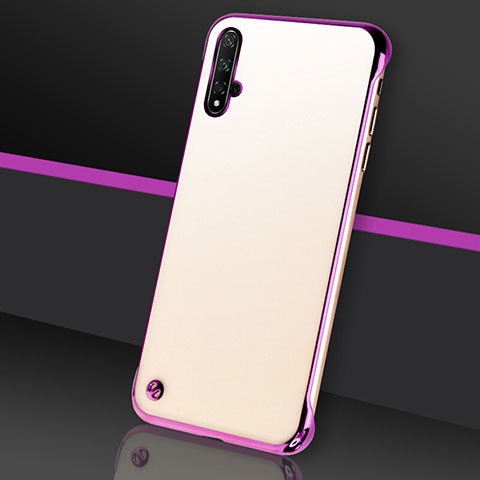 Cover Crystal Trasparente Rigida Cover S05 per Huawei Nova 5 Pro Viola